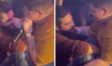 Henrique, dupla de Juliano, chora ao ouvir fã com voz similar a de Marília Mendonça; assista